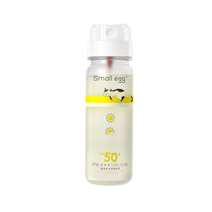 smallegg！晶透水光防晒喷雾spf5080ml×2