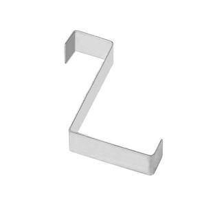 厨房不锈钢挂钩衣柜门上背式后挂柜门办公桌免打孔衣服宿舍架置物