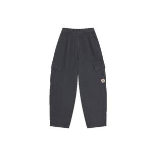 VISION童装 美式复古宽松水洗直筒工装裤长裤男女儿童25秋新