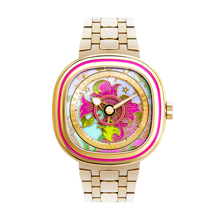 【新年礼物】SEVENFRIDAY七个星期五PDP石英手表钢带女士款C2/01