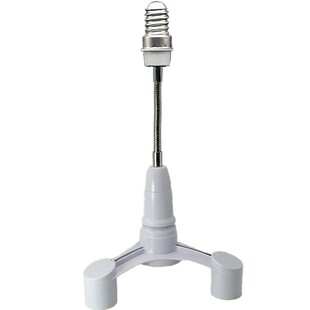 E14转E27灯头小螺口灯座细口万向转换器一拖三加长一分二多灯口