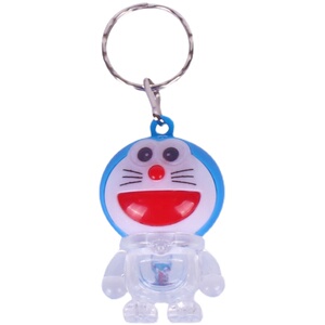 卡通闪光钥匙扣发光钥匙链包包手机挂件微商地推扫码小礼品赠品批