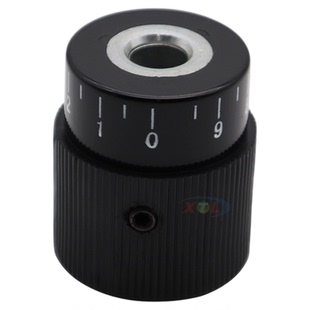 机床配件刻度微调把手M8数字调节旋纽手轮手柄印刷 包装 木工机械