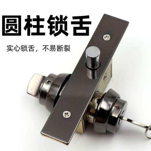 地弹簧门锁有框玻璃门锁铝合金门锁地锁隐形有框门暗装玻璃门地锁