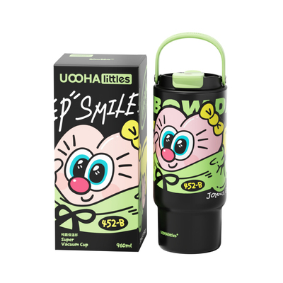 uooha吨霸保温杯大容量吸管冰霸