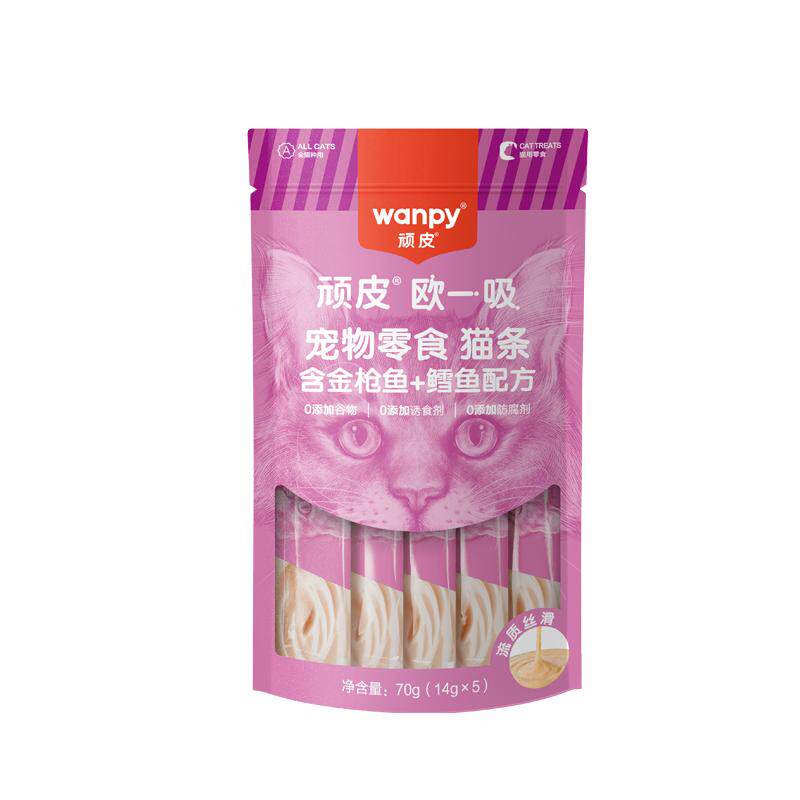 顽皮欧一吸猫条100/200支猫零食