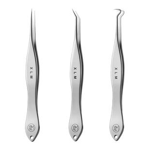 喜丽铭正品手心夹防滑细胞夹黑头夹镊子高精密超细粉刺夹清理工具