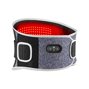 红光充电加热腰部发热护腰带热敷暖宫腰带腰椎间盘突出腰部按摩器