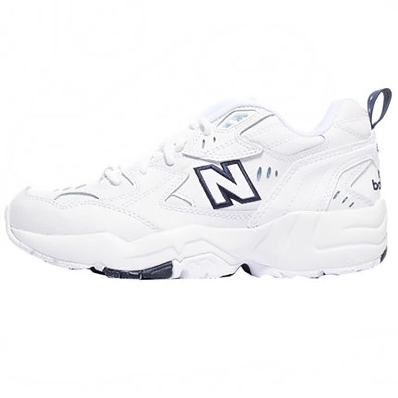 New Balance NB老爹鞋IU同款白色厚底增高女子运动休闲鞋WX608WT