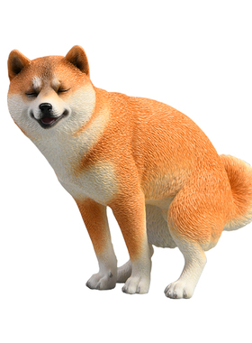 JXK创意搞怪柴犬树脂摆件