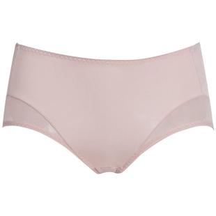 古今内衣女士舒适弹力纤维网纱拼接光滑中腰三角内裤女