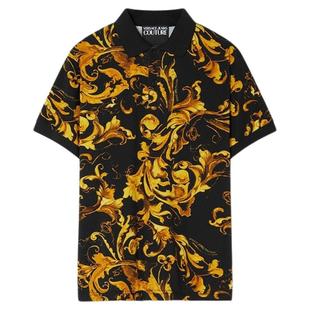 【季末优惠】VERSACE JEANS COUTURE Porcelain Barocco Polo衫