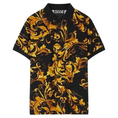 【季末优惠】VERSACE JEANS COUTURE Porcelain Barocco Polo衫