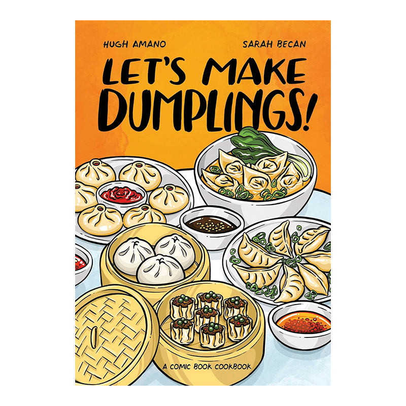 【现货】一起做饺子Let's Make Dumplings 中华料理烹饪美食彩图漫画指南 唐人街经典菜色菜谱 厨艺入门 英文原版书籍进口