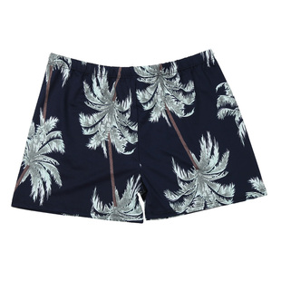 成人印花泳裤男士高弹平角宽松加肥加大速干专业防尴尬训练短裤