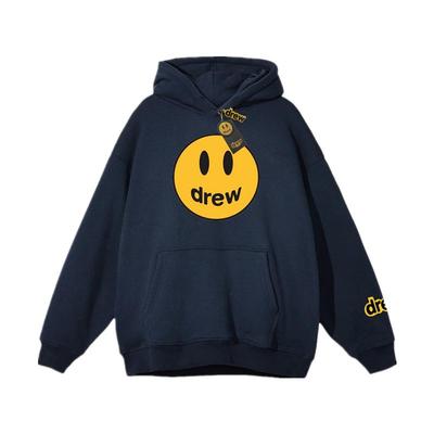 drewhouse纯棉美式笑脸连帽卫衣