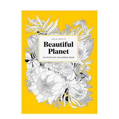 涂色书美丽的植物英文儿童