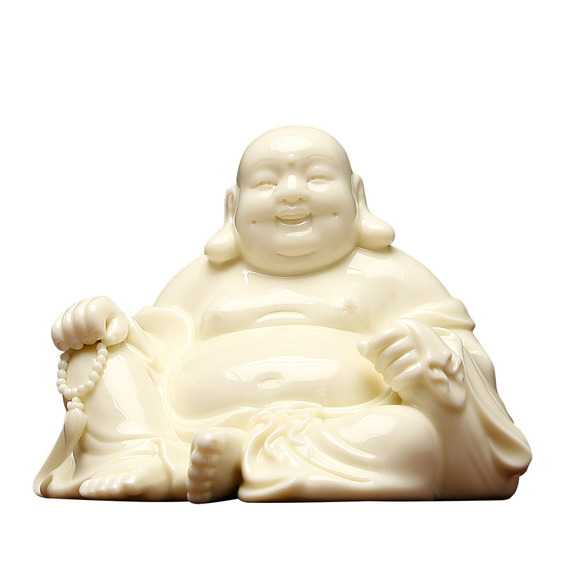 黼山堂《三喜自在弥勒佛》摆件