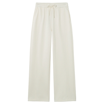 热风2025年冬前分割直筒加绒卫裤