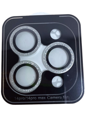 适用苹果15proMax闪钻手机镜头贴14ProMax镜头膜iPhone17摄像头保护圈14高清透明12金属边框13mini带钻彩膜16