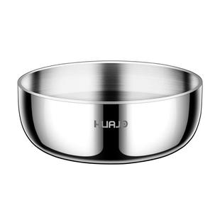 和面盆304不锈钢食品级加深揉面发面盆家用厨房洗菜打蛋平底盆子