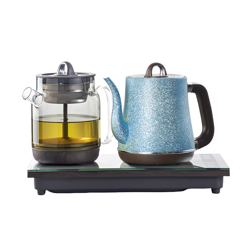 结晶钛烧水壶底部双上水电茶炉