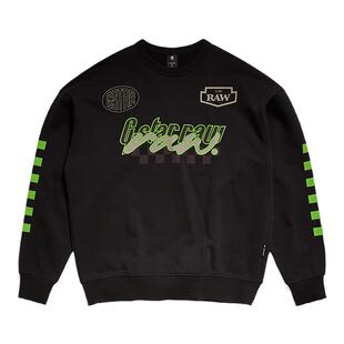 G-STAR RAW男士卫衣秋季时尚潮流宽松上衣个性套头长袖运动休闲