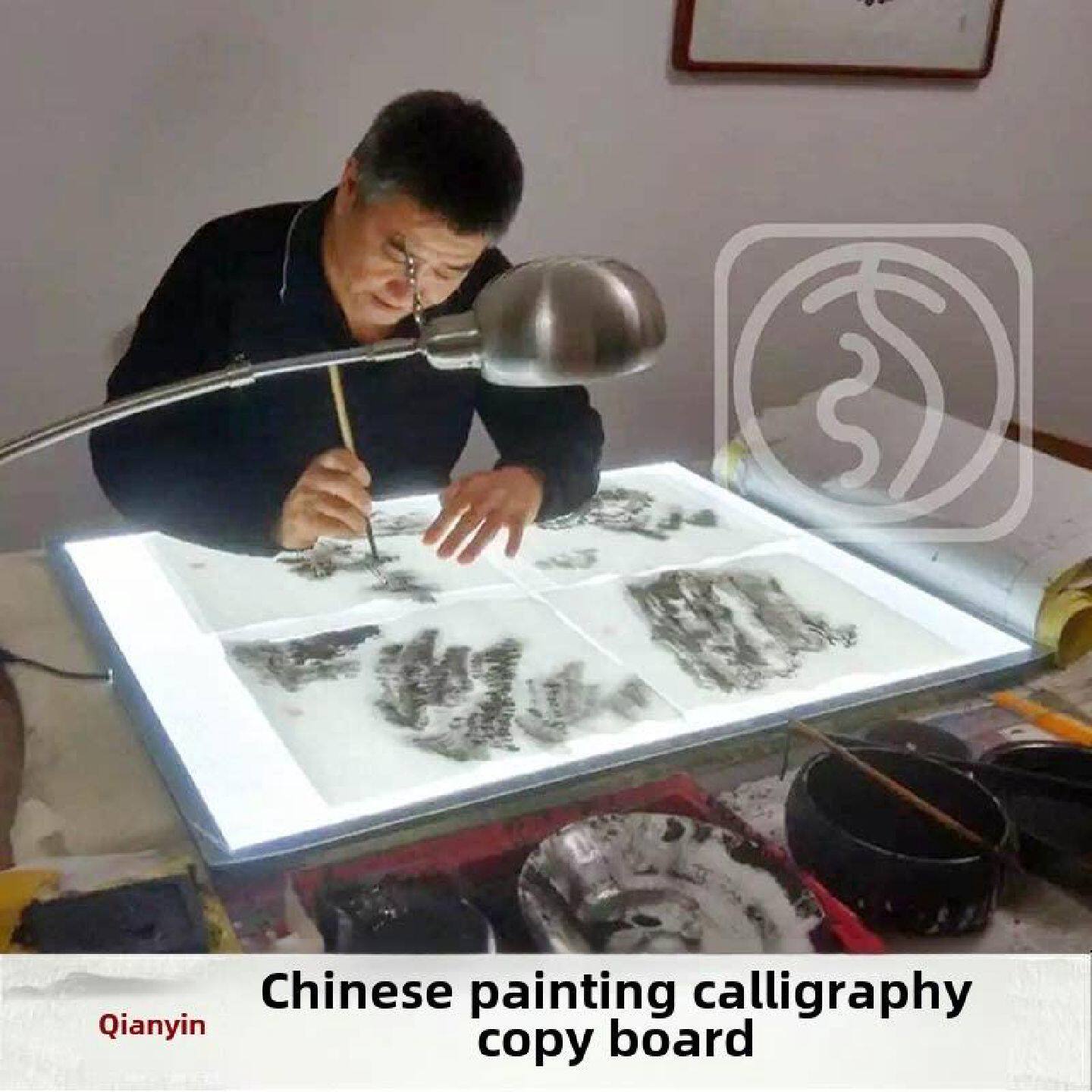 千引led拷贝台a1拷贝板a0临摹台国画书法线描绘画透写台透光台桌