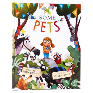 有些宠物 Some Pets 英文原版绘本 凯迪克大奖作者Brendan Wenzel新作They All Saw a Cat 精装大开 动物启蒙 精美插画