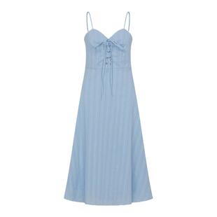 Letter from moon蕾丝长款连衣裙女2024夏新款度假风显瘦长裙