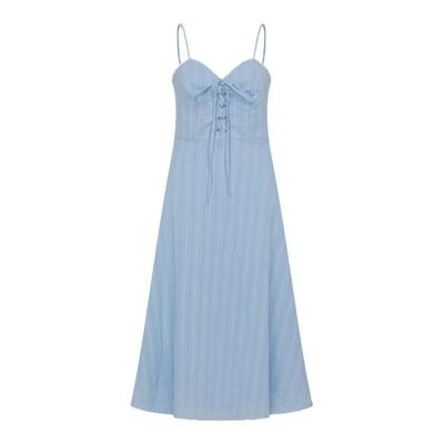 Letterfrommoon蕾丝长款连衣裙