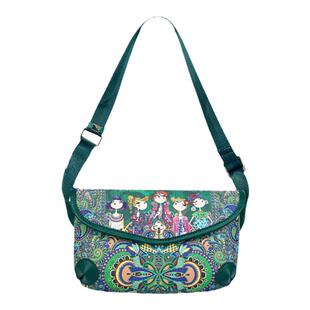 卡秀原创小众潮流印花胸包2025新款百搭女包多用轻便单肩斜挎小包