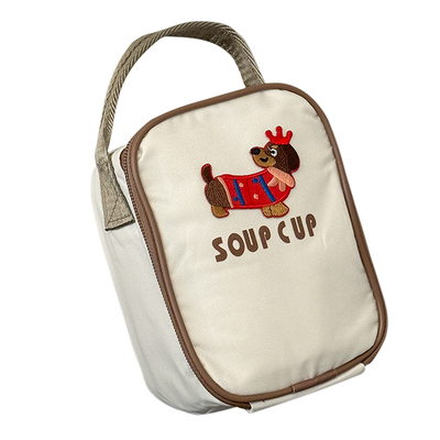 手拎早餐保温袋冬季加厚小号迷你学生上班族高颜值饭盒包手提袋子