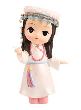 格格系列创意宫廷风树脂盲盒摆件