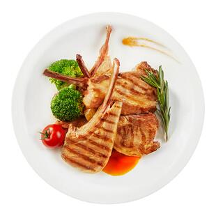 客道法式羊排280g/盒香煎烧烤食材肉质鲜嫩无膻味原切非合成羊排