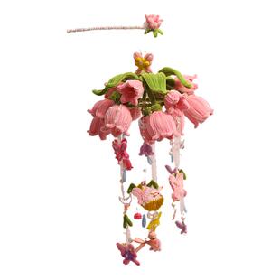 风铃挂饰扭扭棒手工编织diy材料包新年灯笼铃兰花送闺蜜小夜灯