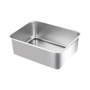 不锈钢猫砂盆超大号巨型猫厕所开放式防外溅防臭猫屎盆猫咪用品