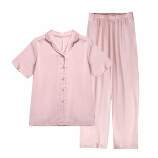 帝日斯诺贡缎清凉睡衣女家居服套装夏季柔软亲肤高级感丝滑宽松