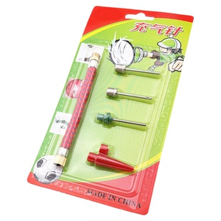 篮球皮球足球充气针套装游泳圈填气打气气针气筒针孔充气嘴气门针