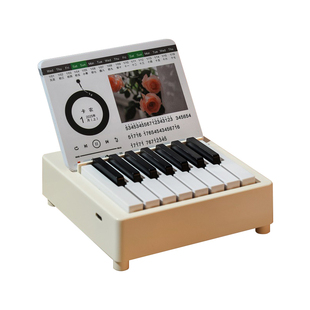 钢琴日历2026年新款高颜值台历可弹奏迷你小钢琴桌面摆件创意元旦圣诞节礼物送女友男朋友新年儿童生日礼物