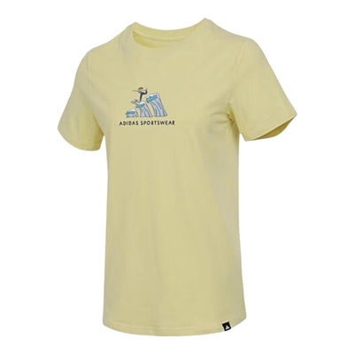 adidas阿迪达斯夏新款运动跑步健身训练短袖舒适透气T恤 JX5329