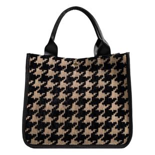 雾花新款外出手提包女高级感小众托特包上班通勤手提袋子时尚拎带