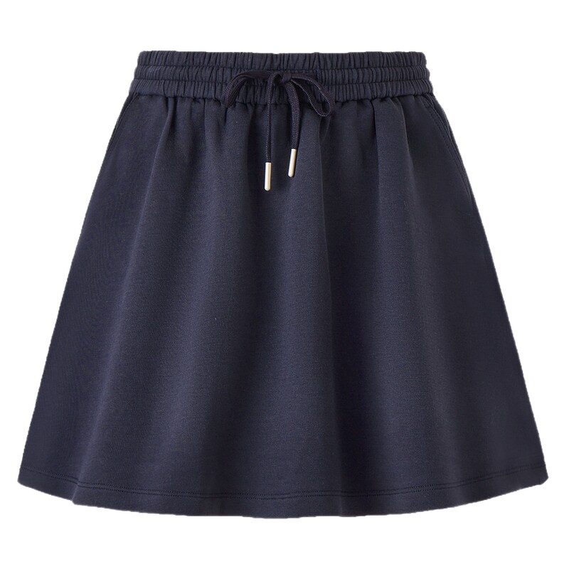 【夏季新品】GOLDEN BEAR/金熊女士2026松紧腰针织短款休闲半身裙