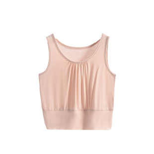 夏季短款老太太背心女胖妈妈200斤中老年内衣大码打底衫内搭上衣