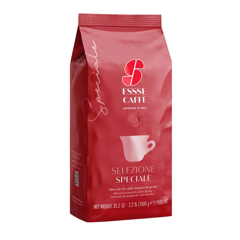 意大利进口ESSSE CAFFE艾瑟红标咖啡意式浓缩拼配咖啡豆特浓1kg
