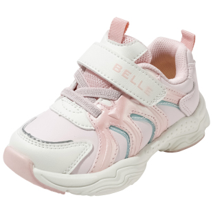 百丽童鞋时尚百搭运动鞋春夏舒适透气休闲鞋男女童防滑软底跑步鞋