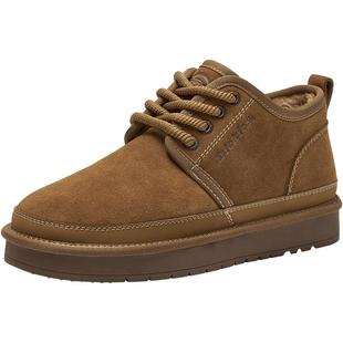 Dickies雪地靴男款2025新款冬季男鞋加绒保暖棉鞋子男士马丁棉靴