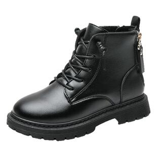 回力童鞋儿童马丁靴2025秋冬新款女童时尚短靴男童靴子皮靴公主靴