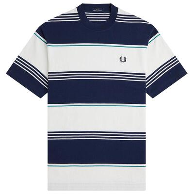FREDPERRY条纹短袖T恤休闲时尚