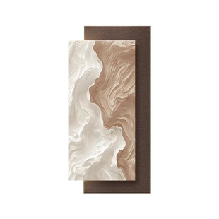 新款立体砂岩肌理挂画玄关装饰画带灯高级感客厅入户走廊过道壁画